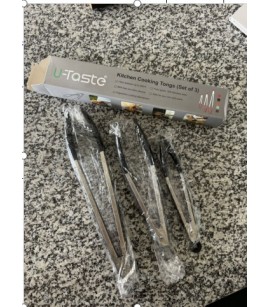 U-Taste 3Pack Kitchen Cooking Tongs. 2000Packs. EXW Los Angeles 